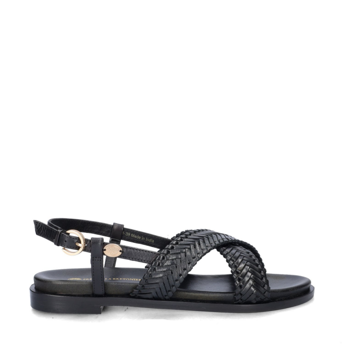 Fred de la Bretoniere Geniesis Sling Weave sandalen – Zwart