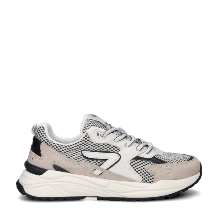 Hub Grid lage sneakers – Wit