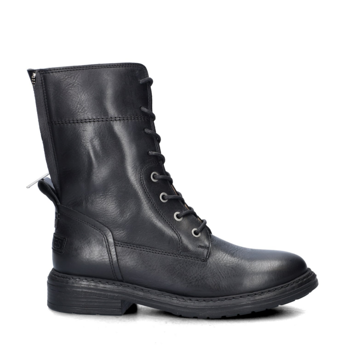 Shabbies Amsterdam Duck Lacey veterboots – Zwart