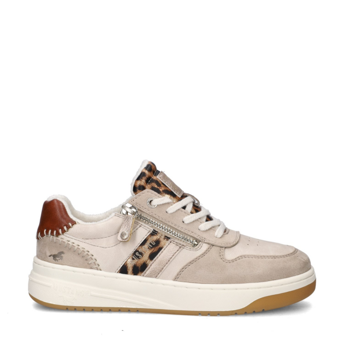 mustang lage sneakers – Ecru
