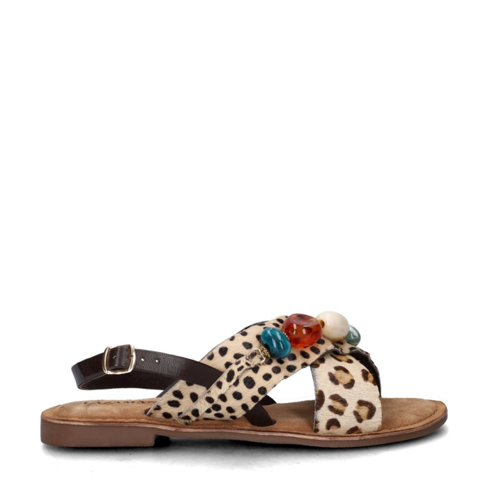 Lazamani Marika X sandalen – Bruin