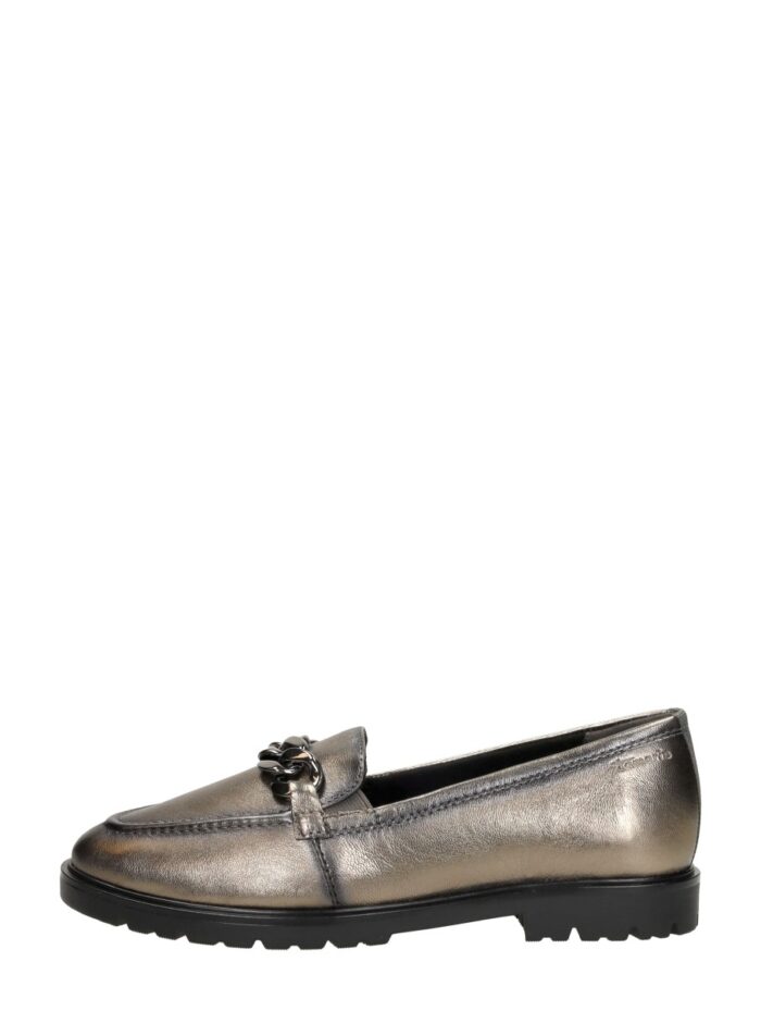 tamaris Mocassin Zilver – Zilverkleur