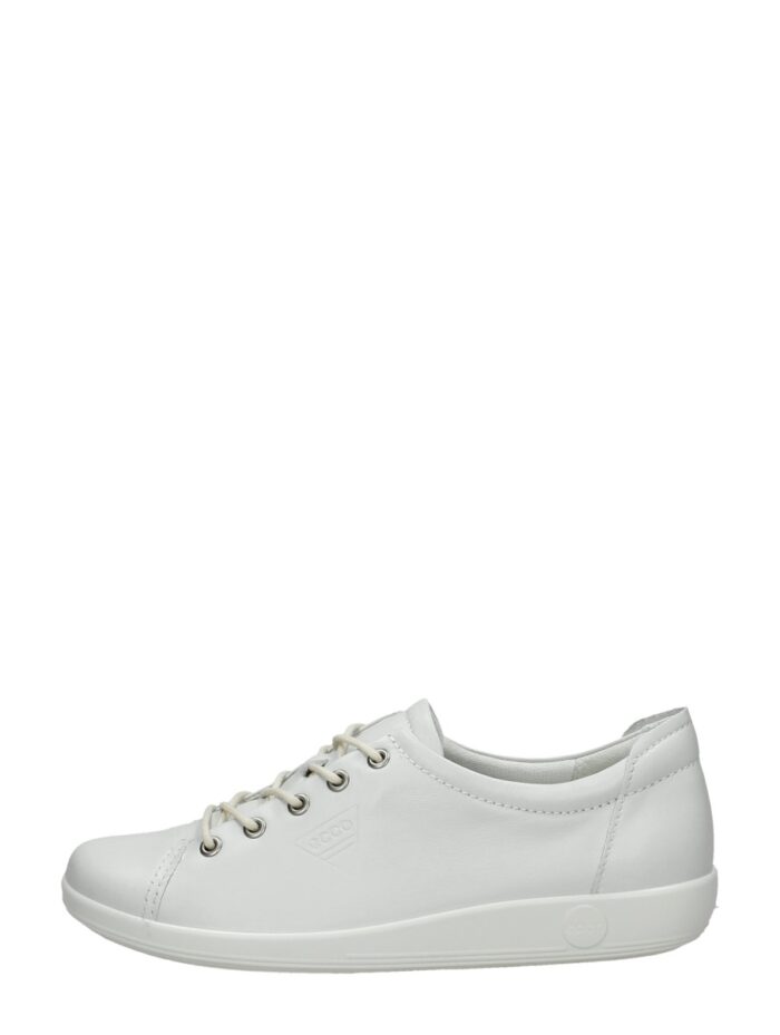 ECCO Soft 2.0 veterschoenen – Wit