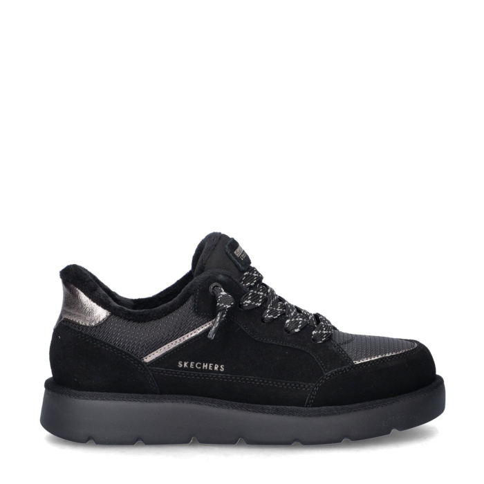 Skechers Hands Free Slip-Ins Keepsakes Cozy Street Hiker EZ lage sneakers – Zwart