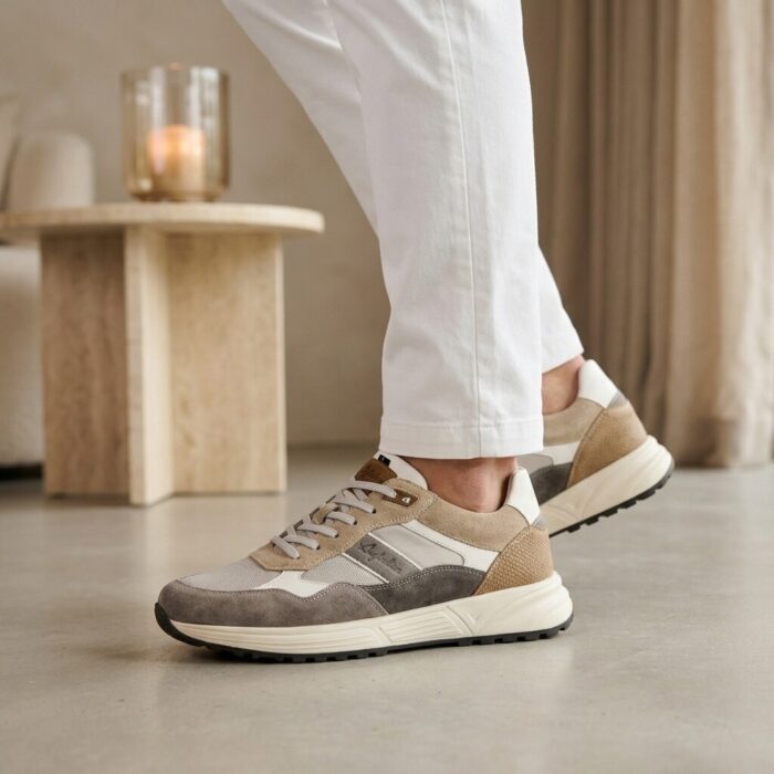 Australian Grants Sneakers grijs Leer