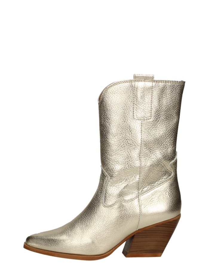 Red Rag Western Laarsjes – Goudkleur