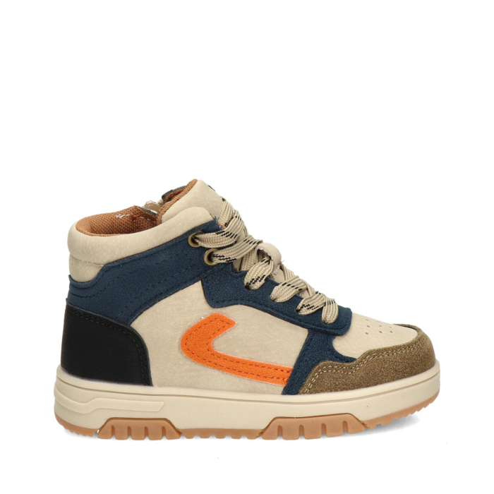 Nelson Kids hoge sneakers – Beige