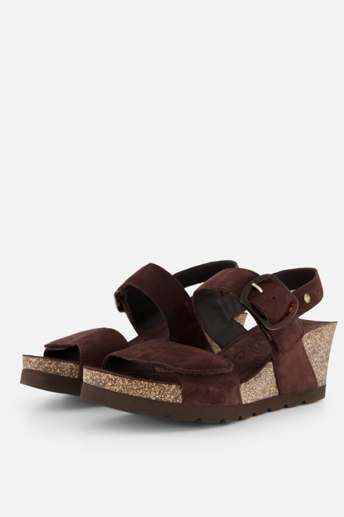 Panama Jack Panama Jack Valle Sandalen cognac Suede – Bruin
