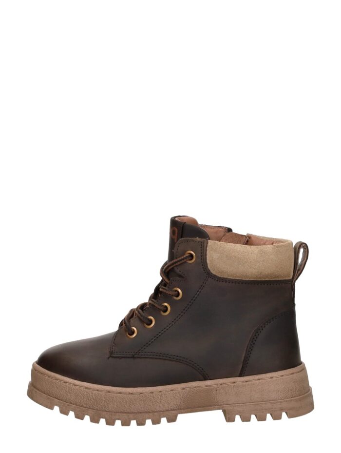Keq Veterschoenen Hoog – Donkerbruin