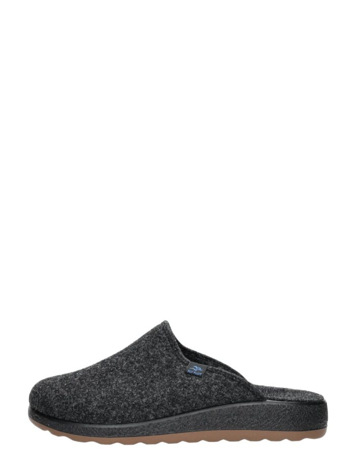 Fly Flot Pantoffels Open – Zwart
