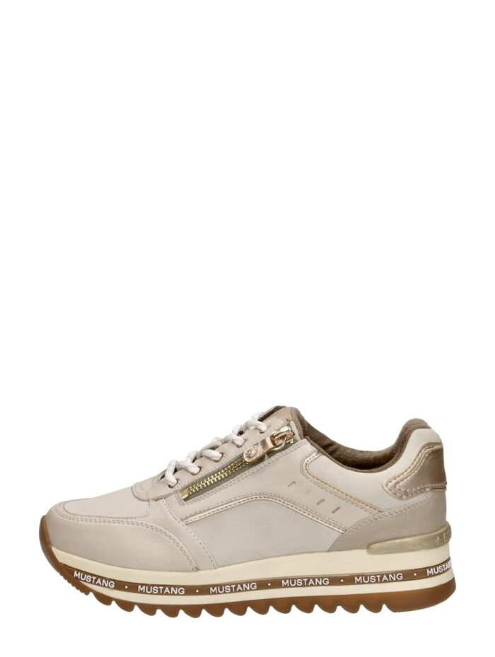 mustang Sneakers Laag – Gebroken wit