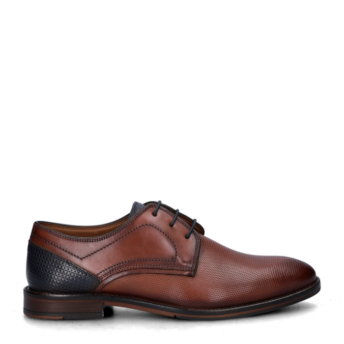 Nelson lage nette schoenen – Cognac