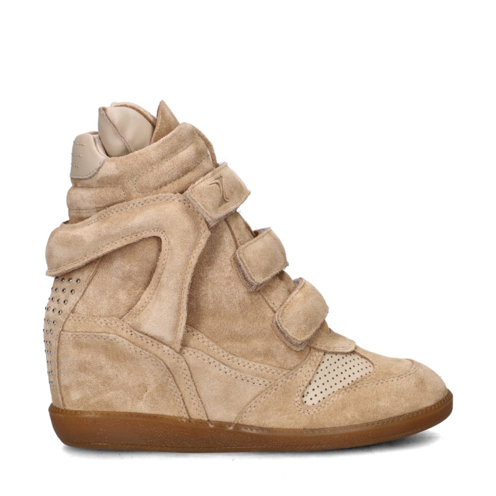Bronx Jae hoge sneakers – Beige