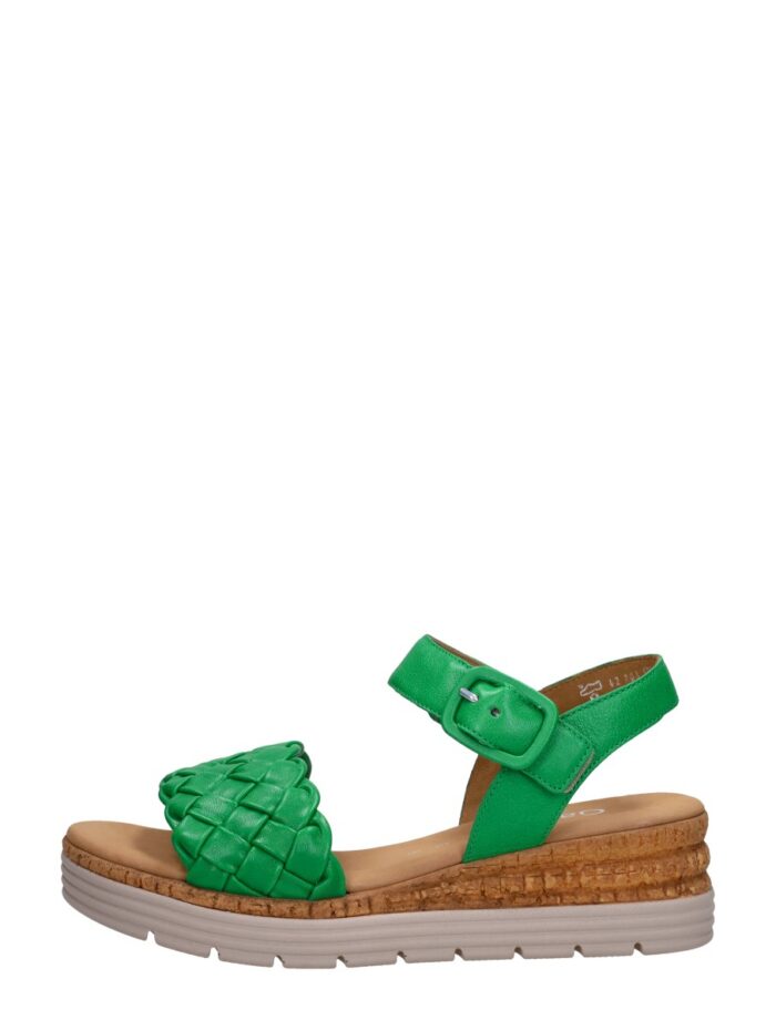 Gabor Sandalen Plat – Groen
