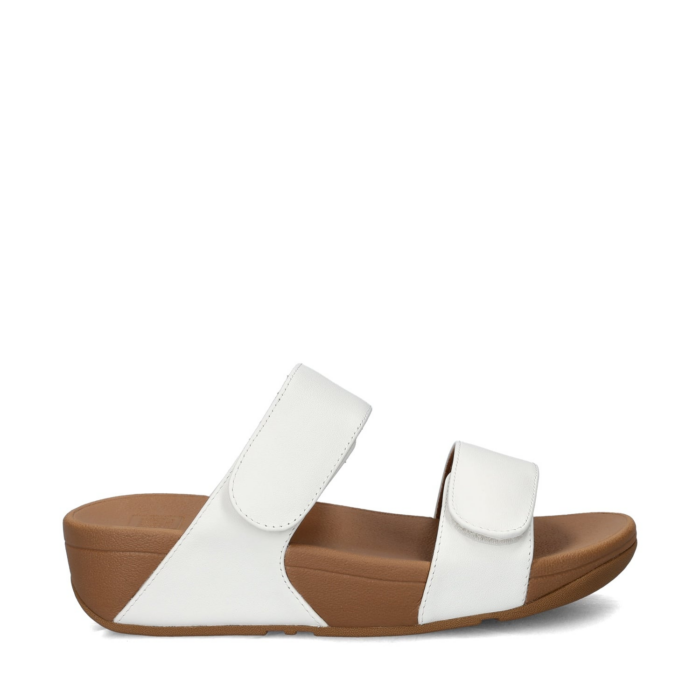 FitFlop Lulu Leather slippers – Wit