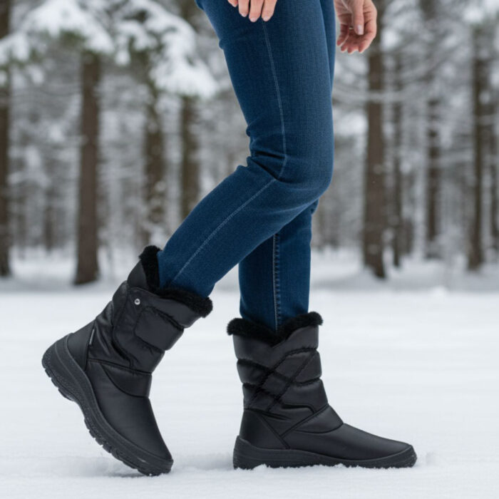 Antarctica Snowboots zwart Nylon