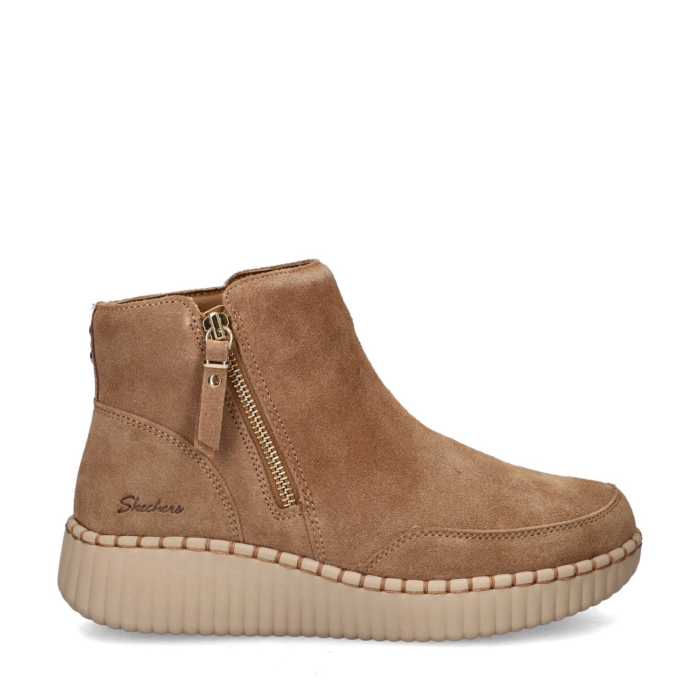 Skechers Wilshire BLVD rits- & gesloten boots – Beige
