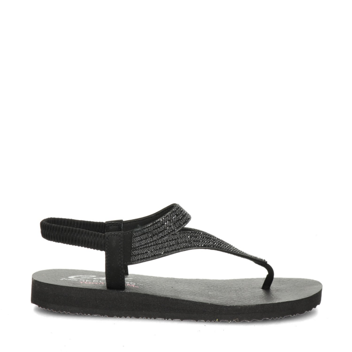 Skechers Meditation Vibrant Glow sandalen – Zwart