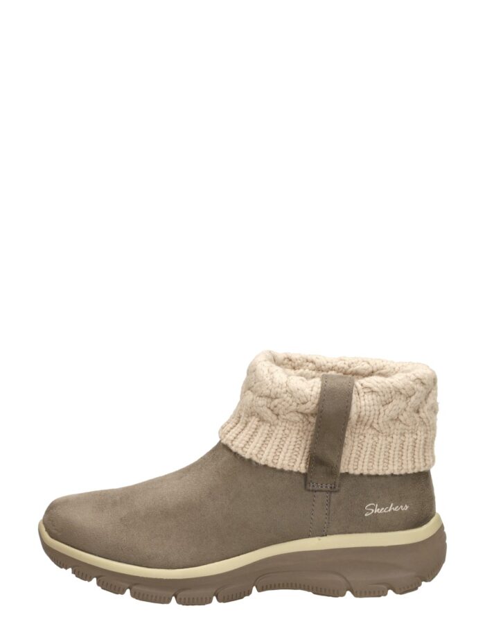 Skechers Enkellaarsjes Plat – Taupe