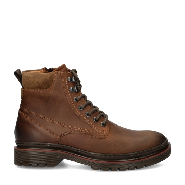 Nelson veterboots – Cognac