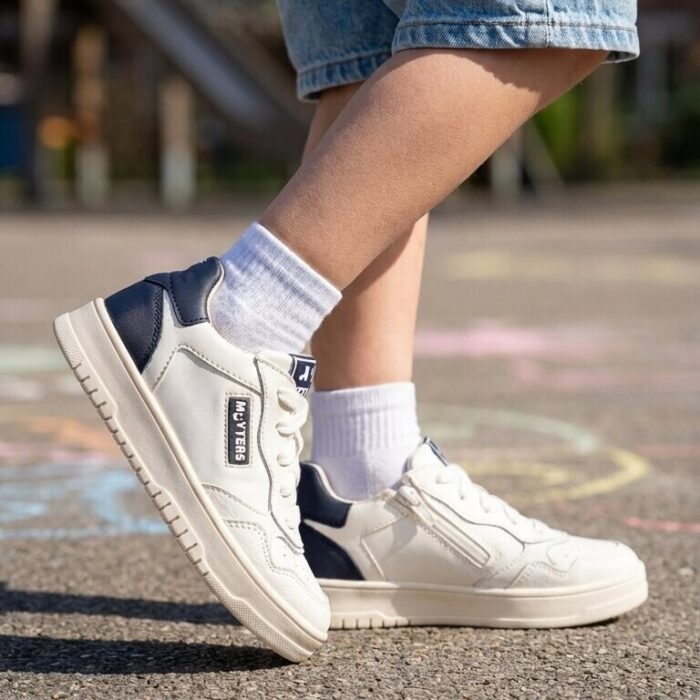 Muyters Sneakers wit Leer