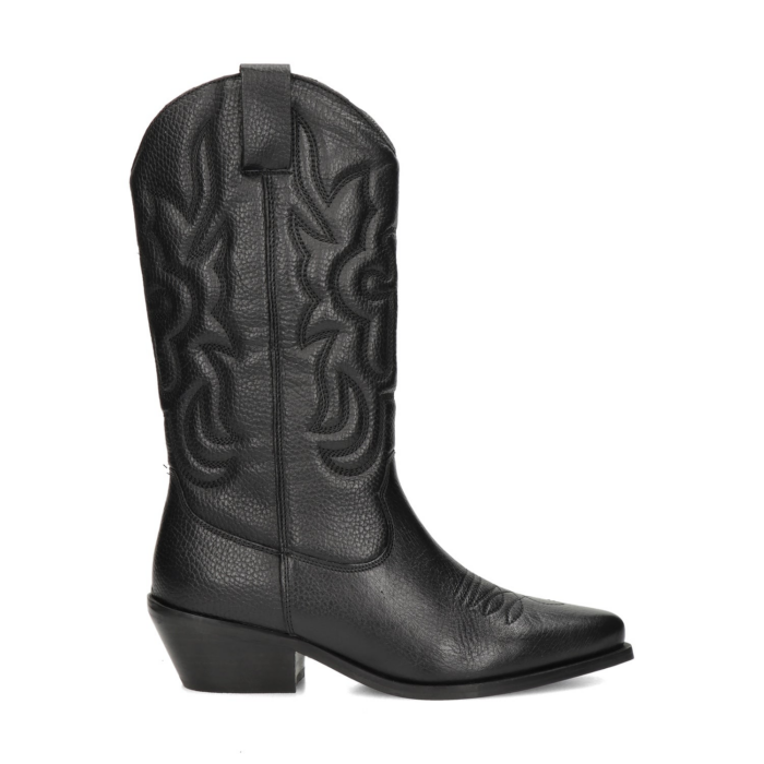 Nelson cowboylaarzen – Zwart