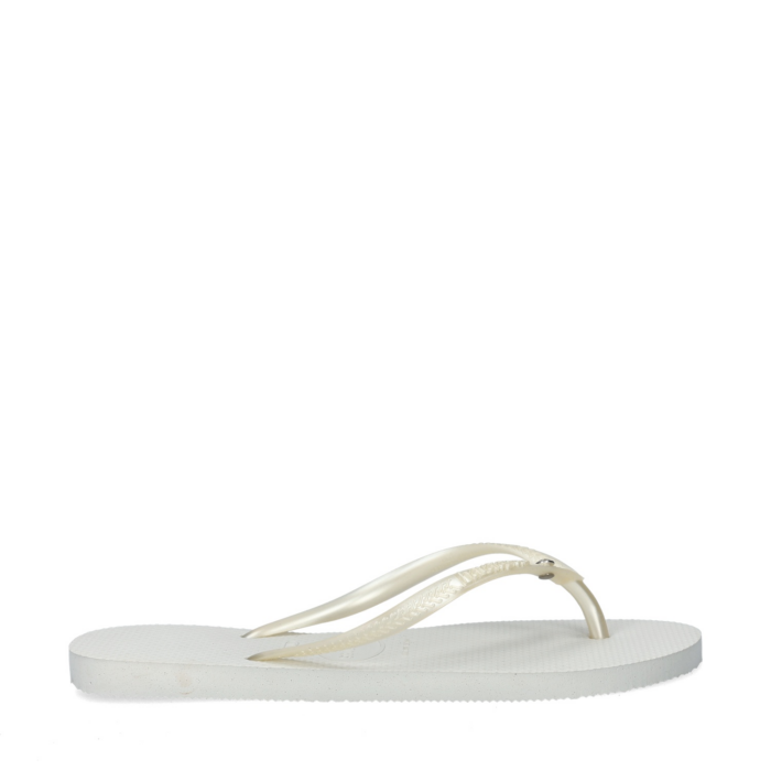 Havaianas Slim Crystal Glamour slippers – Wit