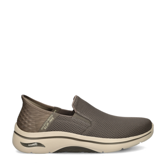 Skechers Hands Free Slip-Ins Go Walk Arch Fit 2.0 instapschoenen – Bruin