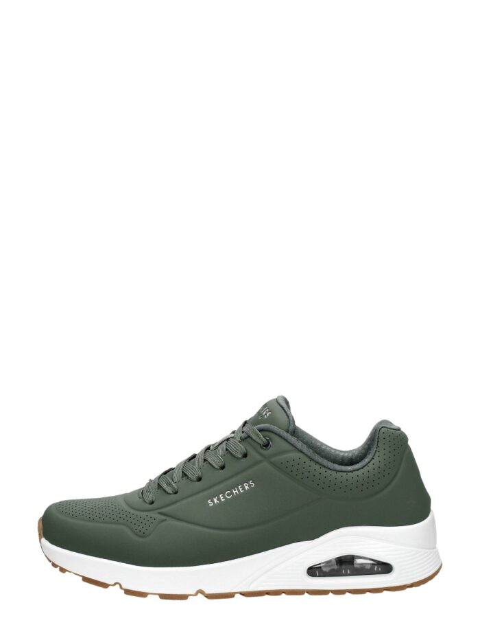 Skechers Uno Stand On Air groen Imitatieleer