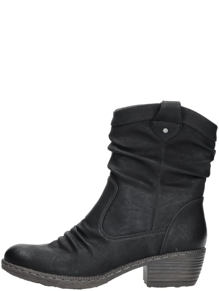 Rieker rits- & gesloten boots – Zwart