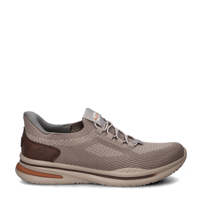 Skechers Hands Free Slip-Ins Norlan instapschoenen – Taupe