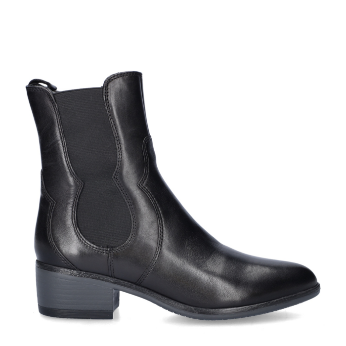 Nelson rits- & gesloten boots – Zwart