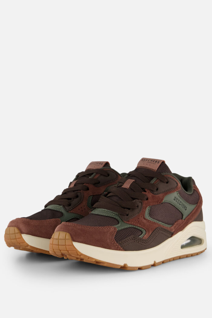 Skechers Uno Sneakers bruin Leer