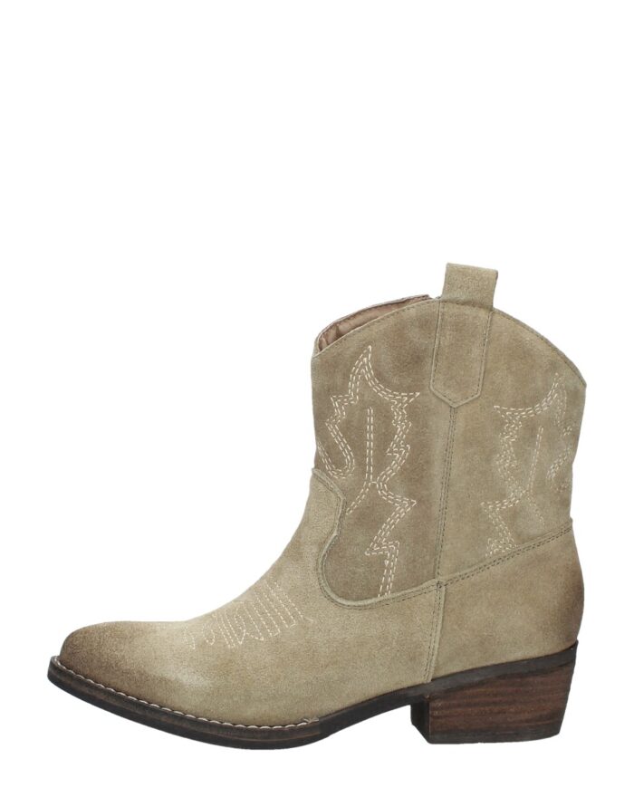 Sub55 Western Boots – Beige
