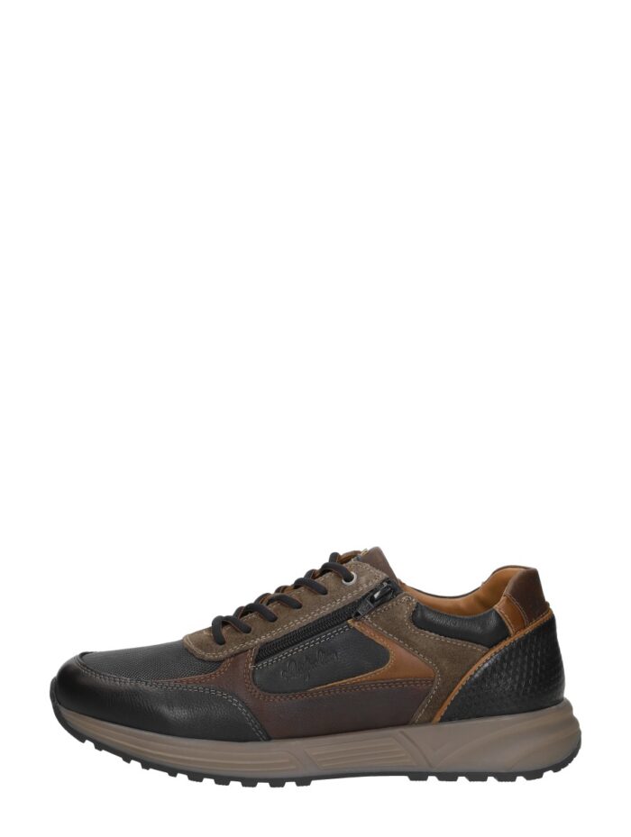 Australian Hawker Sneakers zwart Leer