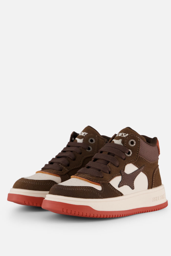 Shoesme New Outsole Sneakers bruin Leer