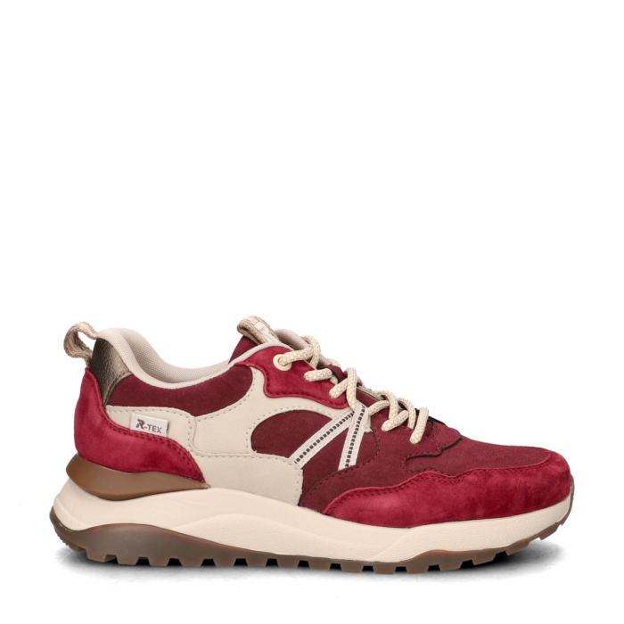 Rieker lage sneakers – Rood