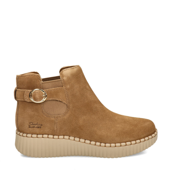 Skechers Wilshire BLVD rits- & gesloten boots – Cognac