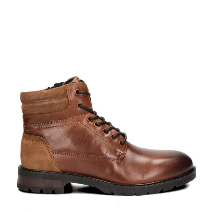 Nelson veterboots – Cognac