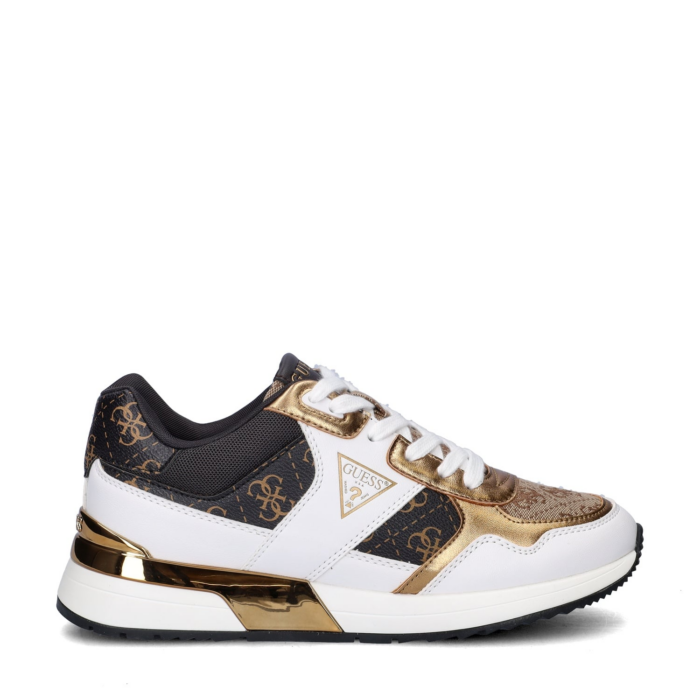 Guess Mickay lage sneakers – Beige