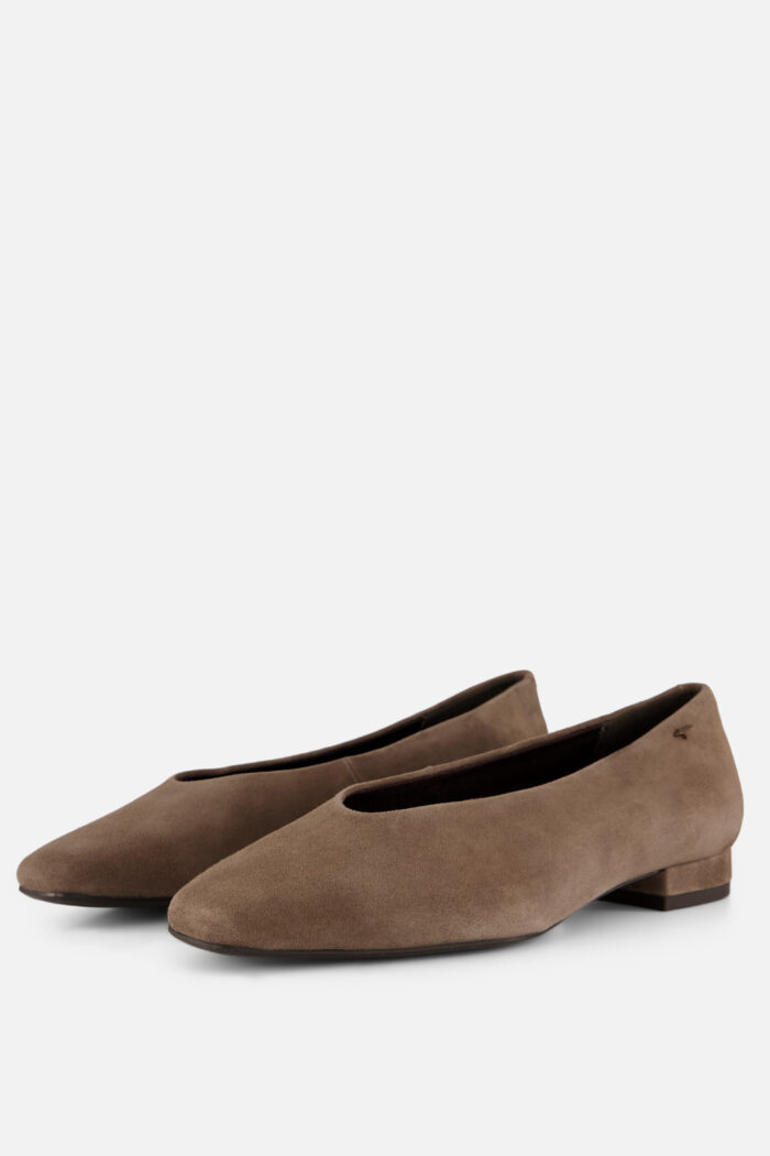 Tamaris Instappers taupe Suede
