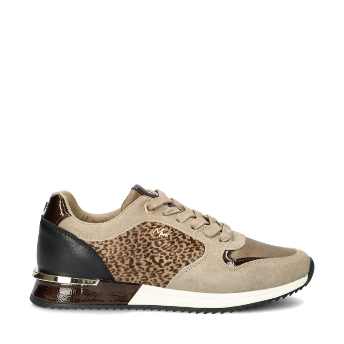 Mexx Fleur Ellen lage sneakers – Bruin