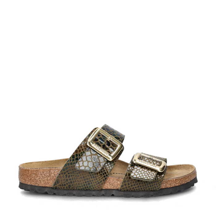 Birkenstock Sydney Cushion Buckle sandalen – Bruin