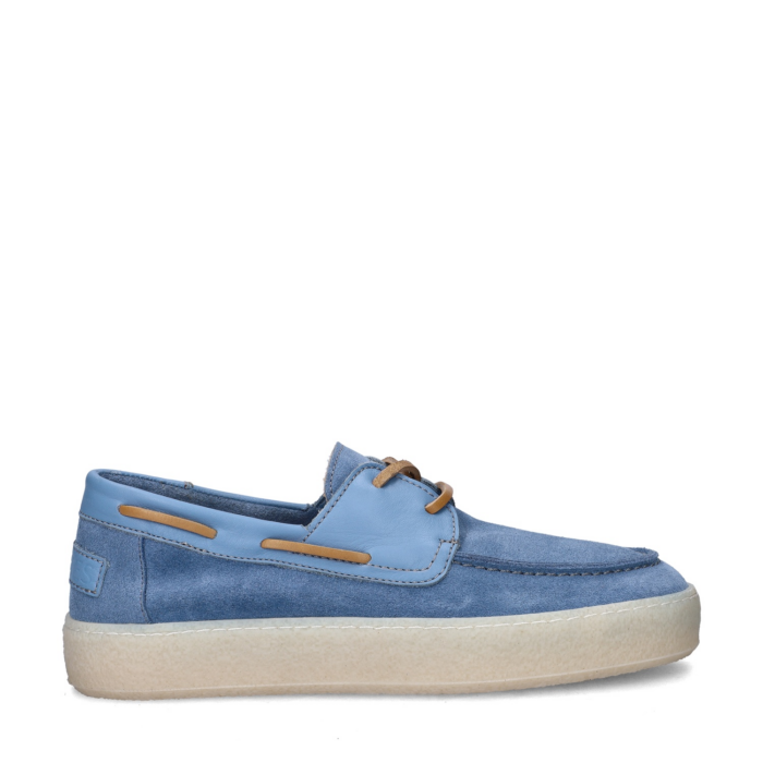 Shabbies Amsterdam Zenne Mocca mocassins & loafers – Blauw