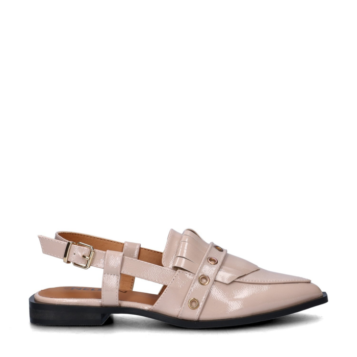 Nelson ballerinas & instappers – Bruin