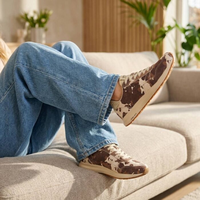 Woden Nicoline Cow Sneakers beige Suede