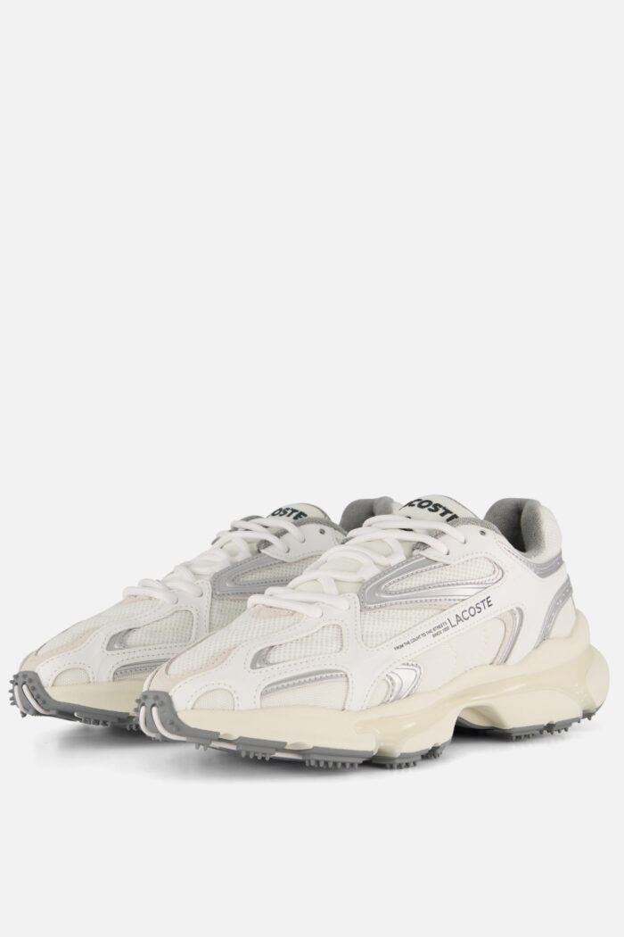 Lacoste L003 Evo 2K24 Sneakers wit Textiel