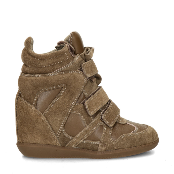 Shoecolate hoge sneakers – Taupe