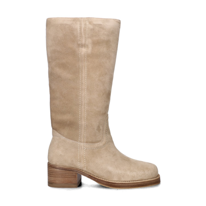 Bronx hoge laarzen – Beige
