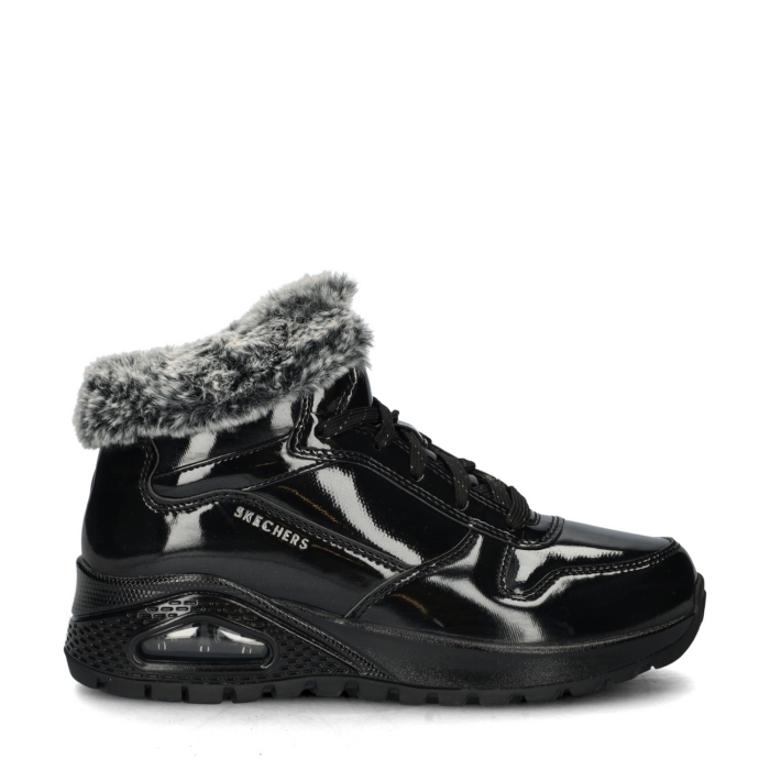 Skechers Uno Rugged Feisty Winter hoge sneakers – Zwart